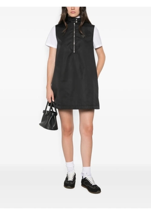 Prada A-line sleeveless mini dress - Black