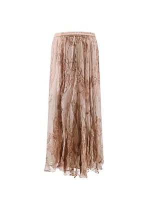 Mes Demoiselles Gigi floral-pattern maxi skirt - Neutrals