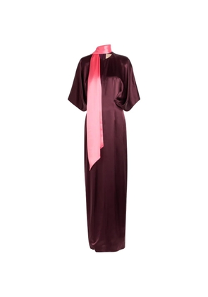Roksanda Sami scarf-detail maxi dress - Red