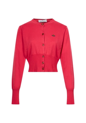 Vivienne Westwood Orb-embroidered cropped cardigan