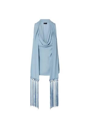 LIU JO top with scarf - Blue