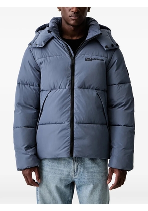 Karl Lagerfeld Jeans hooded padded jacket - Blue