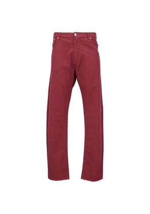 Isaia five-pockets straight-leg jeans - Red