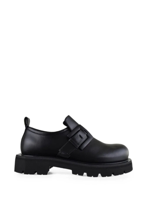 Balmain Anthem loafers in glazed leather - Black