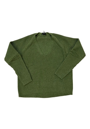 TOM FORD V-neck ribbed-knit jumper - Green