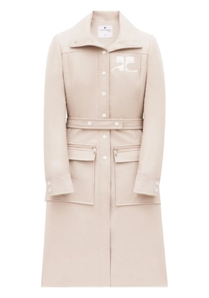 Courrèges Reedition coat - Neutrals