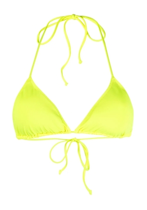MC2 Saint Barth Leah triangle-cup bikini top - Yellow