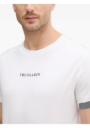 Trussardi graphic-print logo-print T-shirt - White