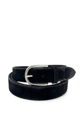 Orciani Hunting suede belt - Black
