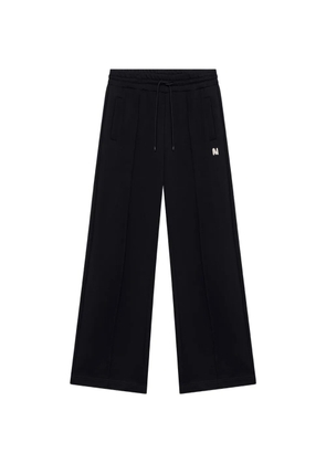 MSGM logo-patch drawstring track pants - Black