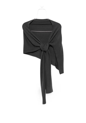 LEMAIRE fine-knit wrap scarf - Grey