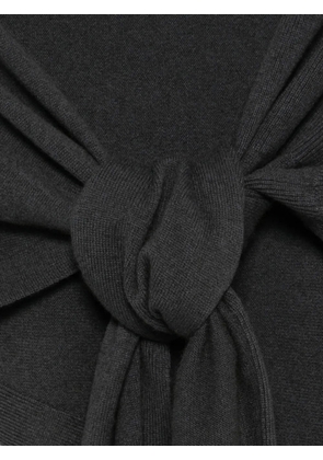 LEMAIRE fine-knit wrap scarf - Grey