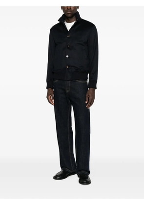 Kired button-up cashmere jacket - Blue