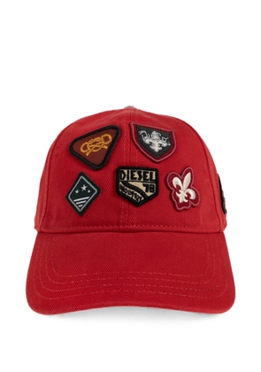 Diesel C-SCUD patch-detail cap - Red