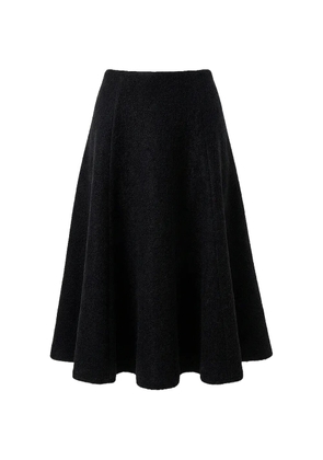 Valentino Garavani seam-detail midi skirt - Black