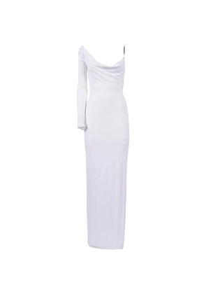 Elisabetta Franchi red carpet dress in crêpe jersey - White