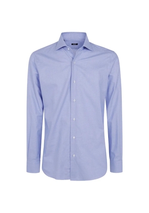 Barba cotton shirt - Blue