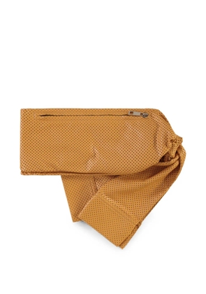 Cédric Charlier perforated-design belt bag - Neutrals