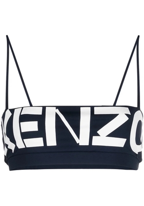 Kenzo logo bralette top - Blue