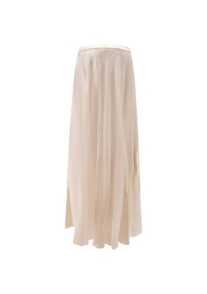 Mes Demoiselles Calista satin-effect maxi skirt - Neutrals