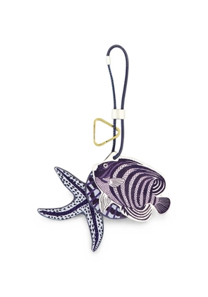 Inoui Editions Neptune fish charms keyring - Purple