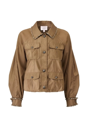 Cinq A Sept Adami rhinestone-embellishment jacket - Brown