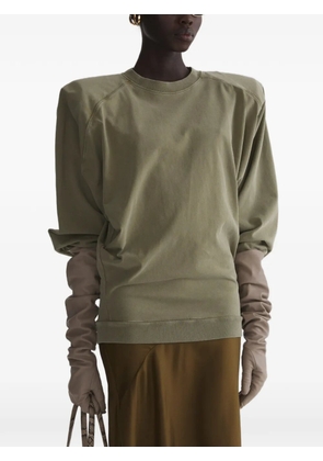 Mugler bat long sleeve T-shirt - Neutrals