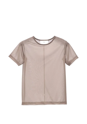 Song For The Mute seam-detail T-shirt - Neutrals