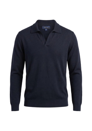 Sease open-collar wool sweater - Blue