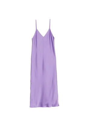 Norma Kamali V-neck midi dress - Purple