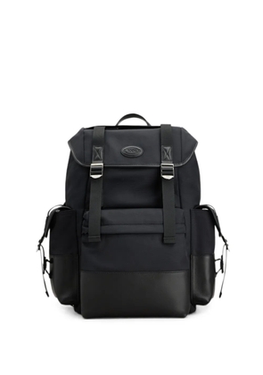 Tod's backpack in fabric and leather medium - Black