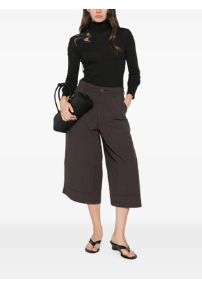 Ermanno Scervino lace-panel turtleneck sweater - Black