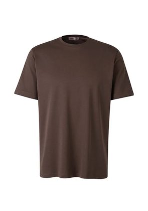 Herno logo-plaque T-shirt - Brown