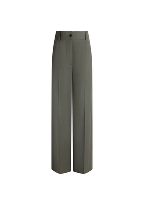Patou flared pressed-crease trousers - Green
