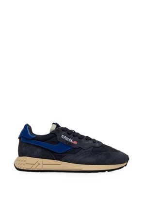 Autry Reelwind Low sneakers in space blue and lapis blue nylon and suede