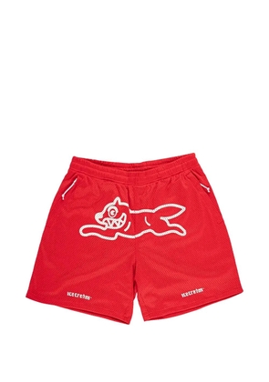 ICECREAM Slurpee logo-print shorts - Red