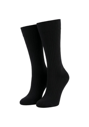 Valentino Garavani ribbed-knit socks - Black