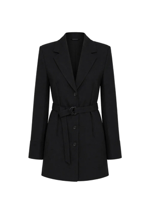 WARDROBE.NYC single-breasted shirt midi dress - Black