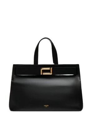 Lancel M Angele buckle-detail leather tote bag - Black