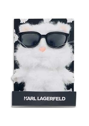 Karl Lagerfeld Ikon Choupette furry charm - White