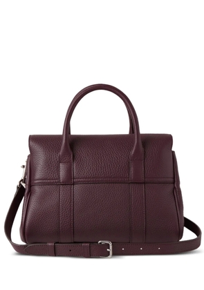 Mulberry Bayswater grained calf leather shoulder bag - Purple