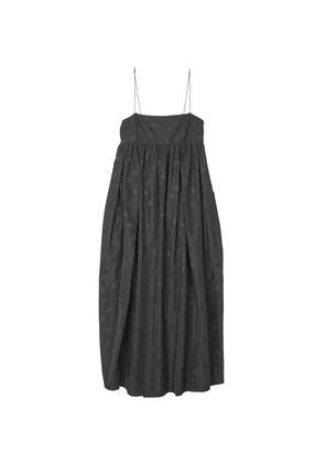 Cecilie Bahnsen Vilma floral-jacquard A-line midi dress - Black