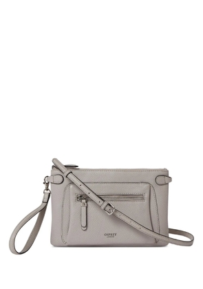 Osprey Ruby leather clutch bag - Grey