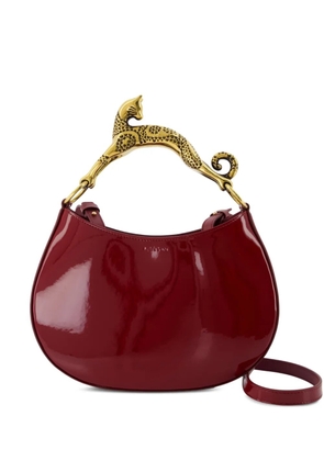 Lanvin Cat Poignée patent leather crossbody bag - Red