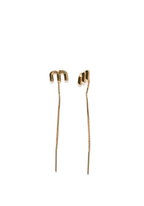 Miu Miu metal earrings - Gold
