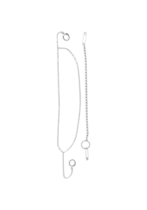 Maison Margiela safety-pin necklace - Silver