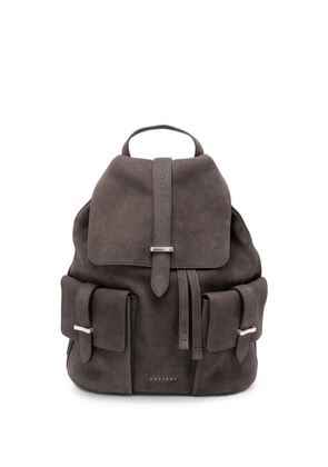 Orciani Nabucco leather backpack - Grey