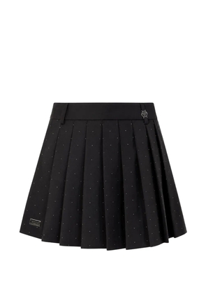 Philipp Plein skull-print mini skirt - Black