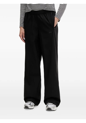 Under Armour Unstoppable Woven logo-print wide-leg track pants - Black