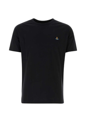 Vivienne Westwood Orb-embroidered T-shirt - Black
